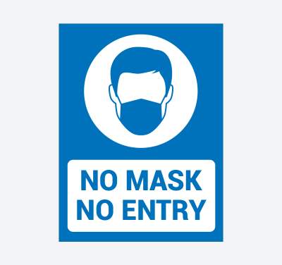 No Mask No Entry Signage