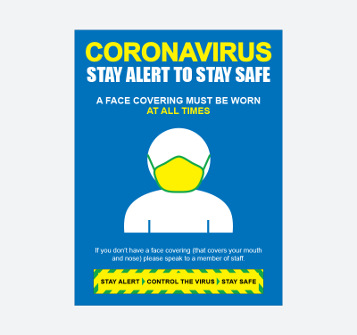 Stay Alert Stay Safe Signage