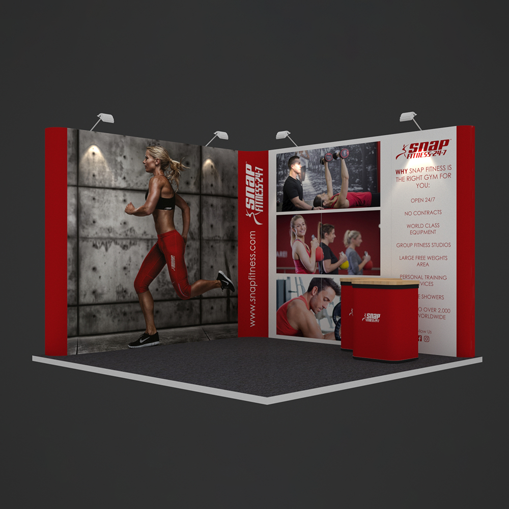 Linked Exhibition Pop Up Stand