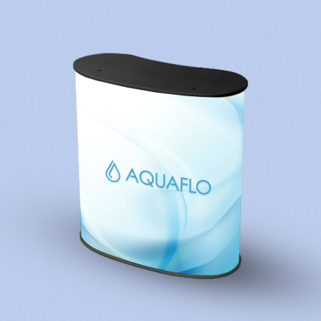 Promotional Counter – Curved