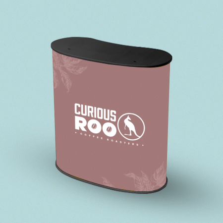 Promotional Counter – Curved