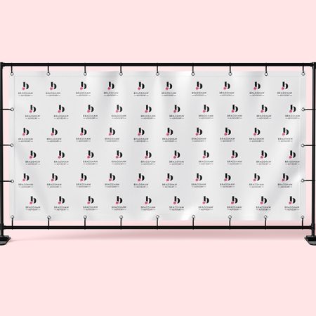 Step & Repeat Wide Tension Frame & Banner Replacement
