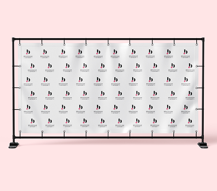 Step & Repeat Wide Tension Frame & Banner Replacement