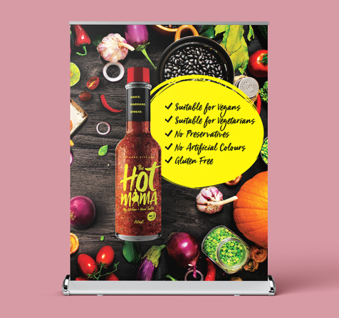 Extra Wide Premium Roller Banner