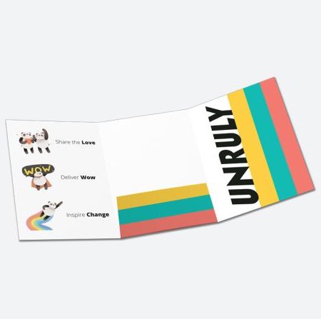 A4 6 Page Folders With Centre Flap