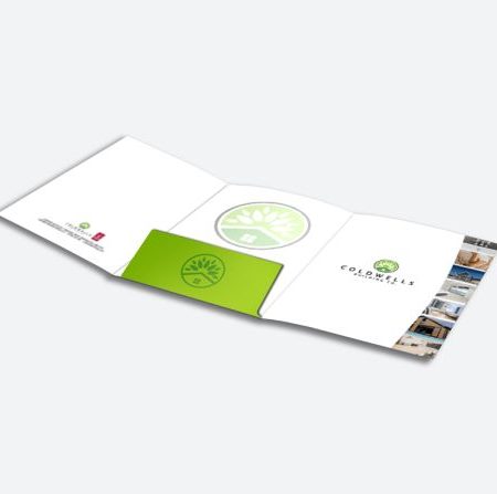 A5 6 Page Folders With Centre Flap