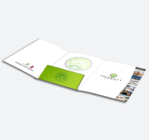 A5 6 Page Folders With Centre Flap