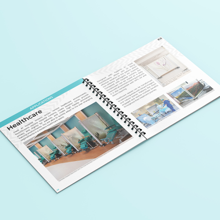 A4 Square Wiro Bound Brochures