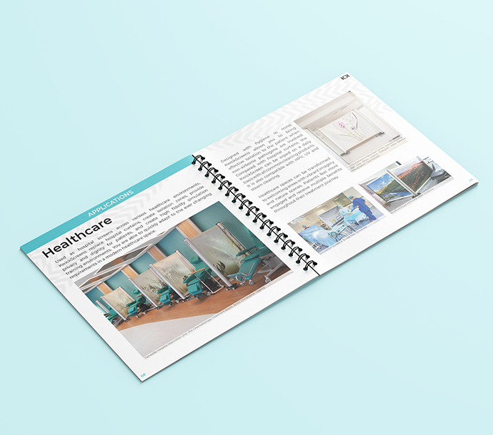 A4 Square Wiro Bound Brochures