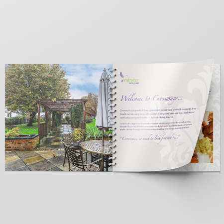 A5 Square Wiro Bound Brochures