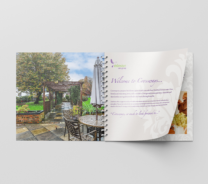A5 Square Wiro Bound Brochures