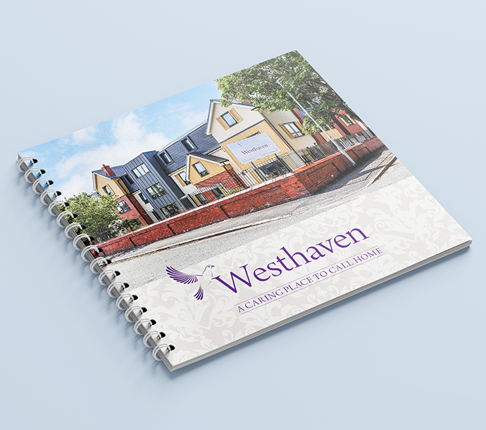 A5 Square Wiro Bound Brochures