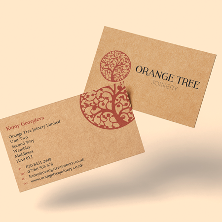 Brown Kraft Business cards