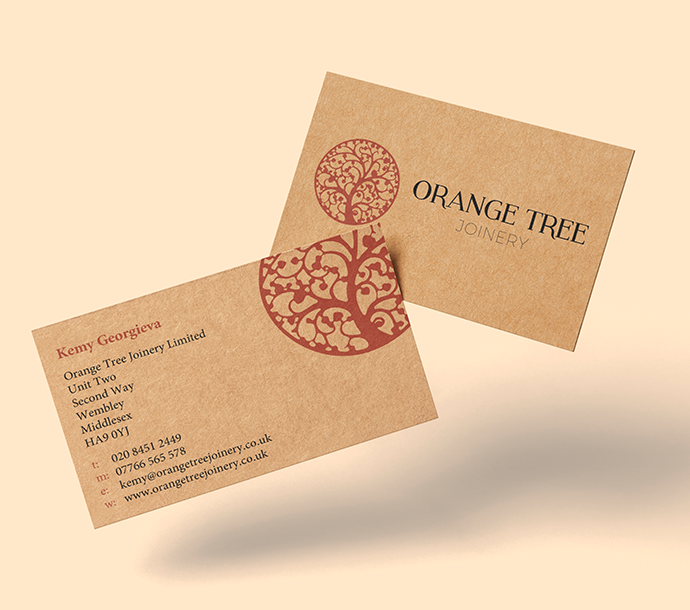 Brown Kraft Business cards