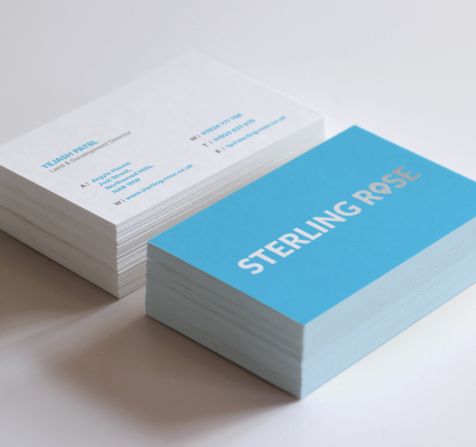 400gsm Foiled Business Cards