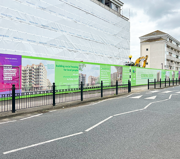 Aluminium Composite Hoarding Panels