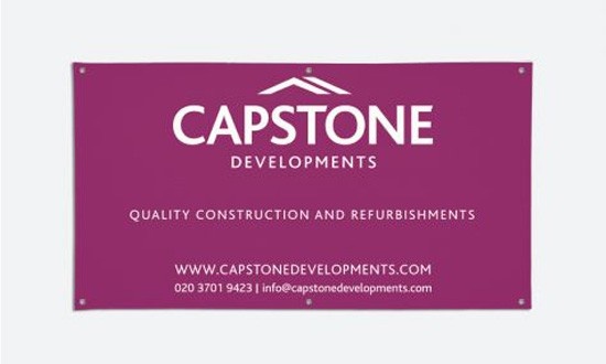 Mesh Scaf folding Banners