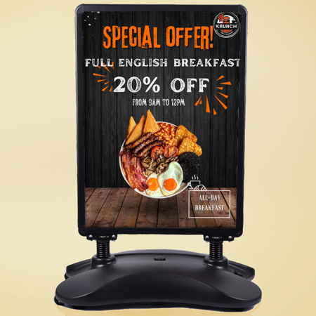 Waterbase Spring Pavement Sign