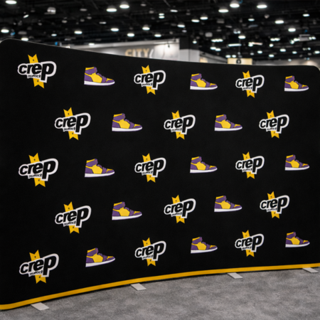 Fabric Tube Display – Curved Replacement Graphic