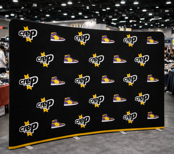 Fabric Tube Display – Curved Replacement Graphic